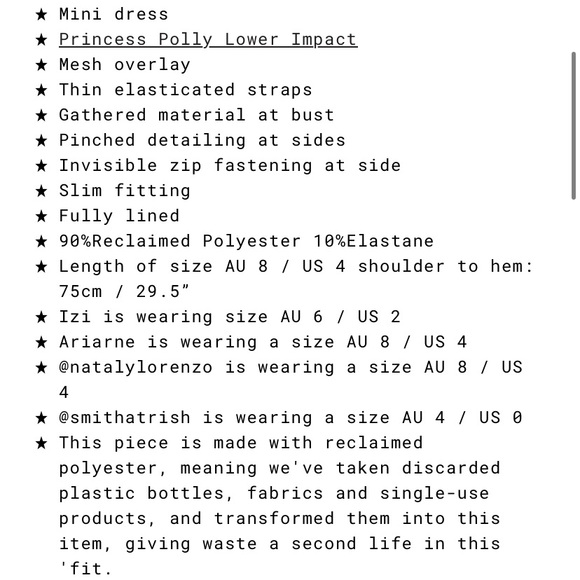 Princess Polly Penney mini dress - Picture 4 of 4